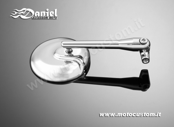 specchio Round E cod 91 897, Daniel accessori moto